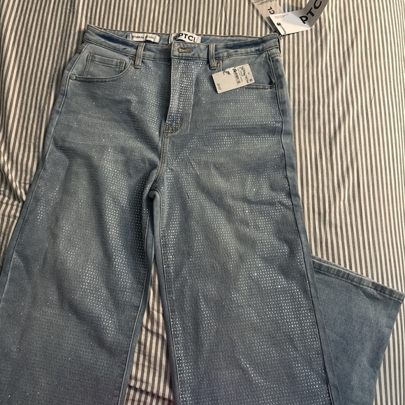 Nordstrom Light Blue Flare Jeans - Picture 2 of 5